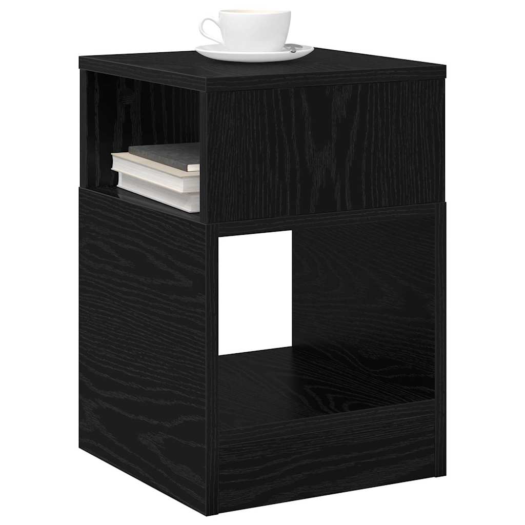 Konačna Stolić 2 pcs Crni hrast 30,5 x 30 x 45 cm