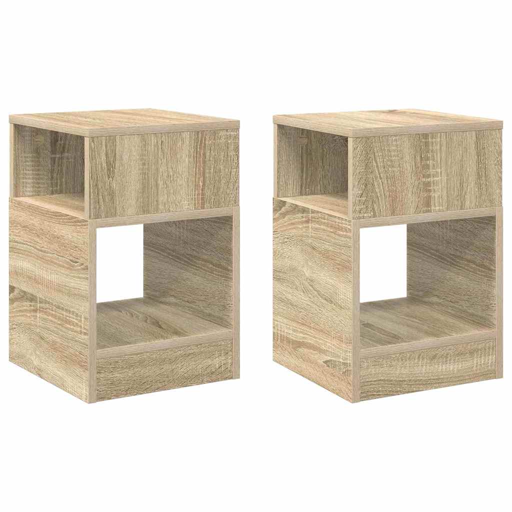 Konačna Stolić 2 pcs Sonoma hrast 30,5 x 30 x 45 cm