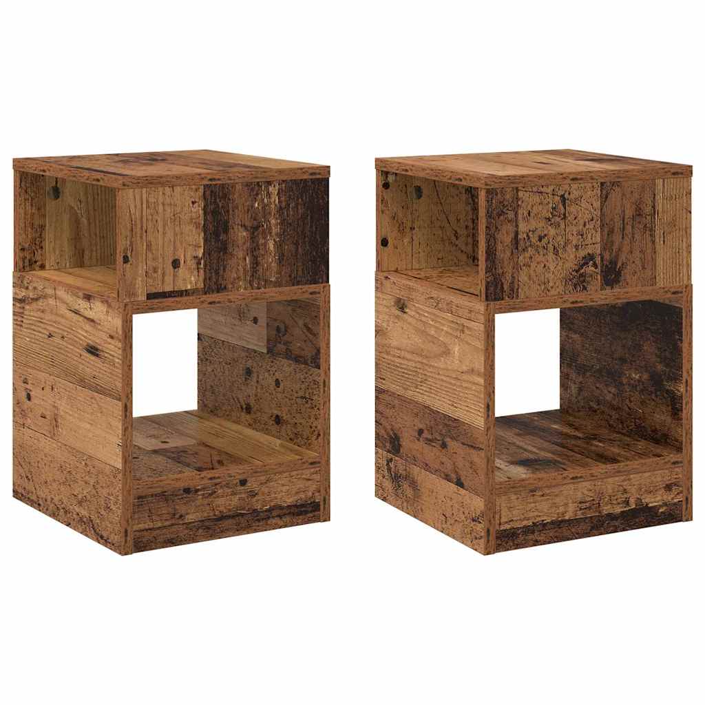 Konačna Stolić 2 pcs Staro drvo 30,5 x 30 x 45 cm