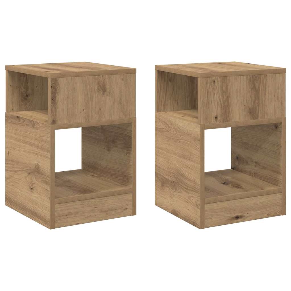 Konačna Stolić 2 pcs Umjetnički hrast 30,5 x 30 x 45 cm