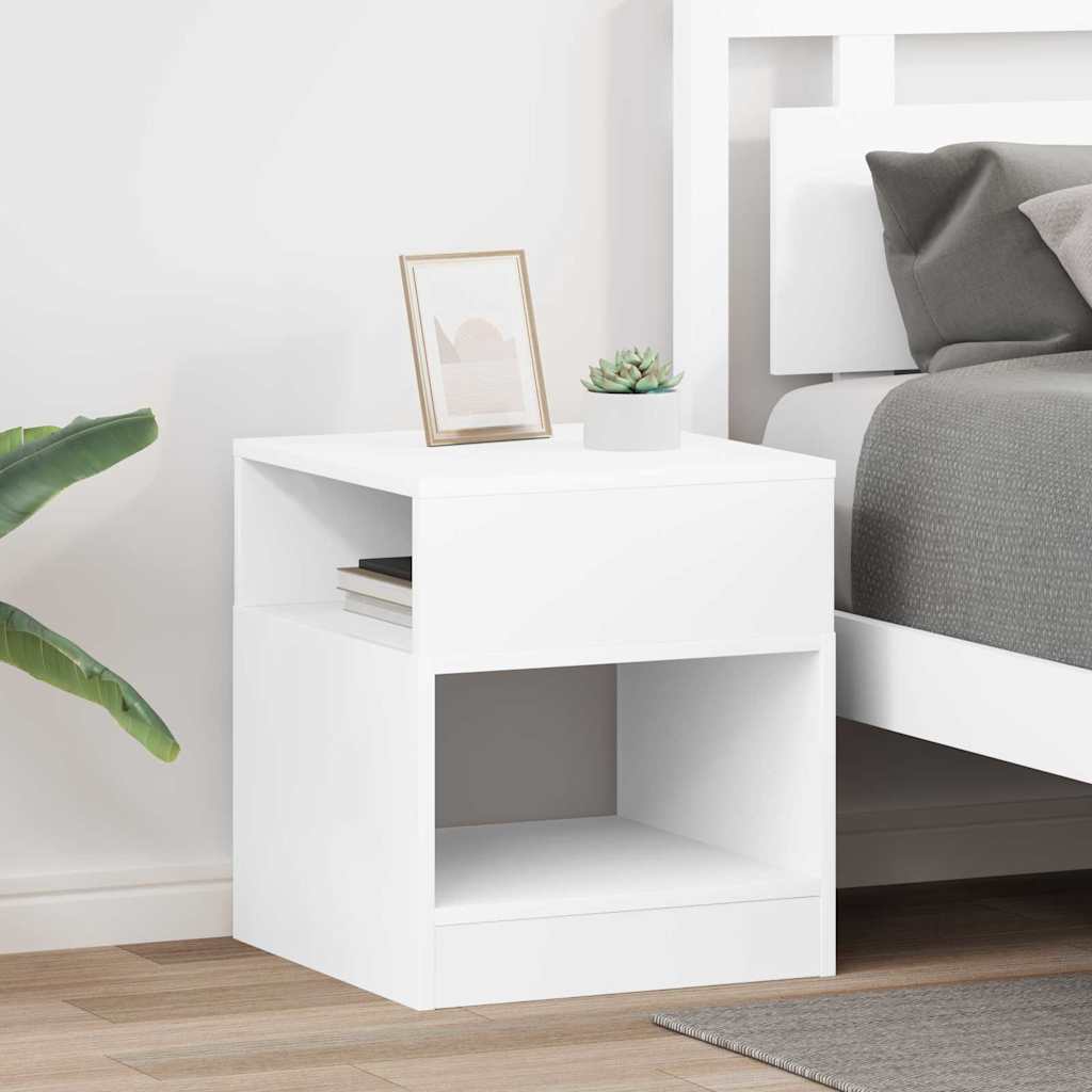 Konačna Stolić 2 pcs Bijelo 40,5 x 40 x 45 cm Konstruirano drvo
