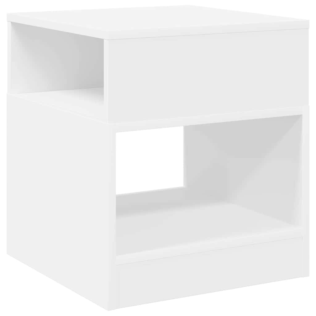 Konačna Stolić 2 pcs Bijelo 40,5 x 40 x 45 cm Konstruirano drvo