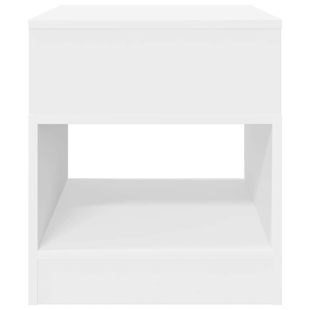 Konačna Stolić 2 pcs Bijelo 40,5 x 40 x 45 cm Konstruirano drvo