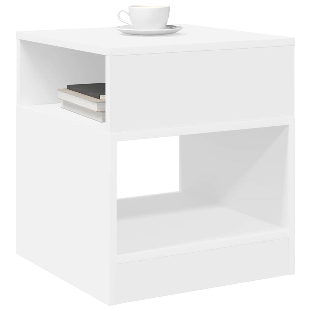 Konačna Stolić 2 pcs Bijelo 40,5 x 40 x 45 cm Konstruirano drvo