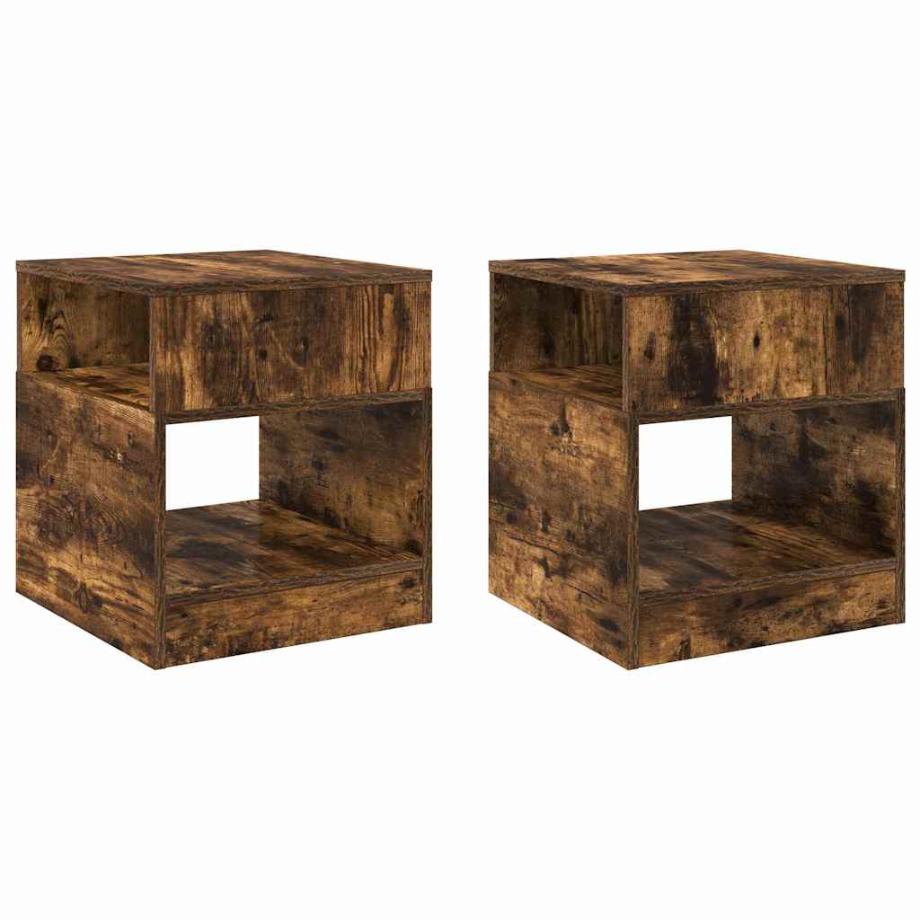 Konačna Stolić 2 pcs Dimljeni hrast 40,5 x 40 x 45 cm