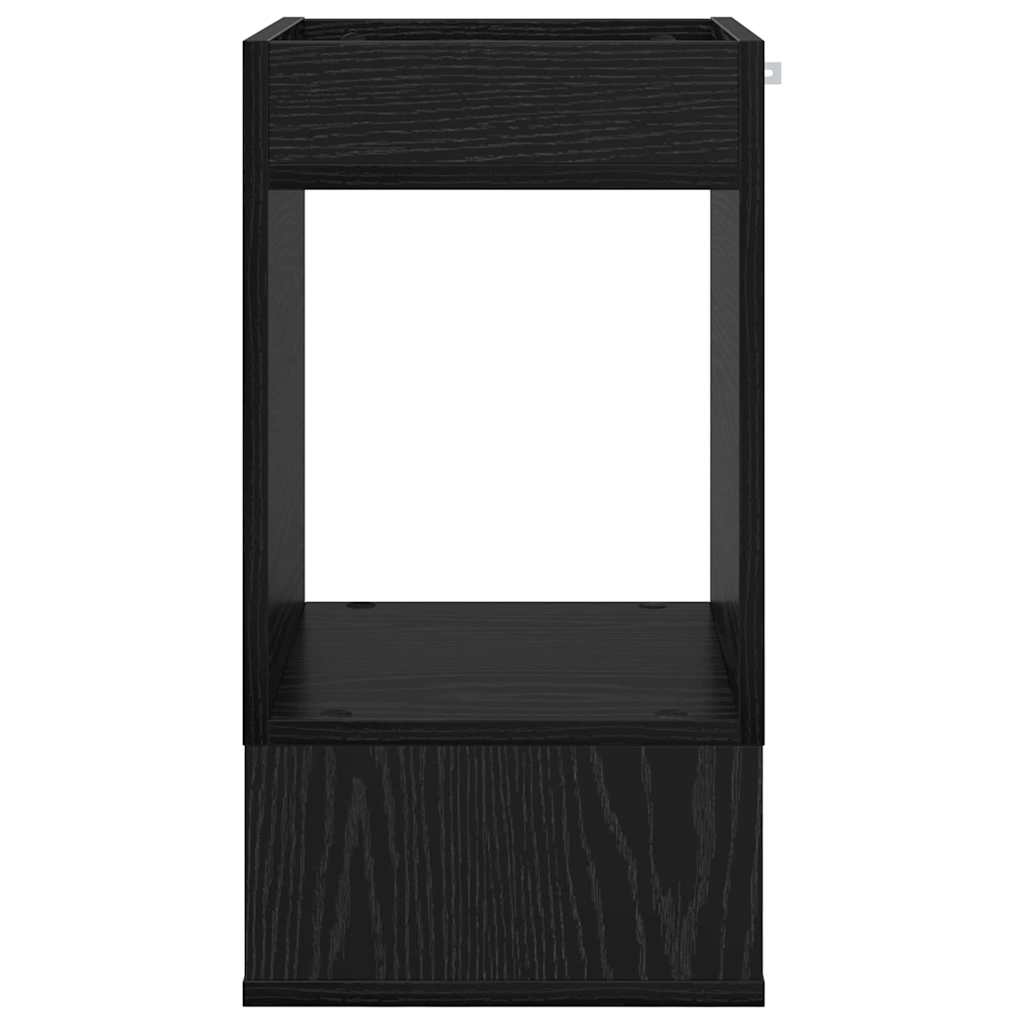 Konačna Stolić Crni hrast 30 x 30 x 56 cm Konstruirano drvo