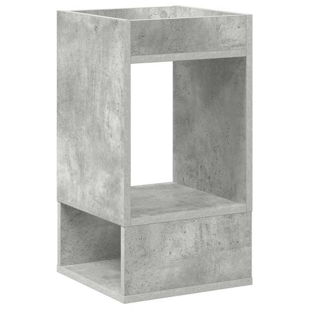 Konačna Stolić Betonski sivi 30 x 30 x 56 cm Konstruirano drvo
