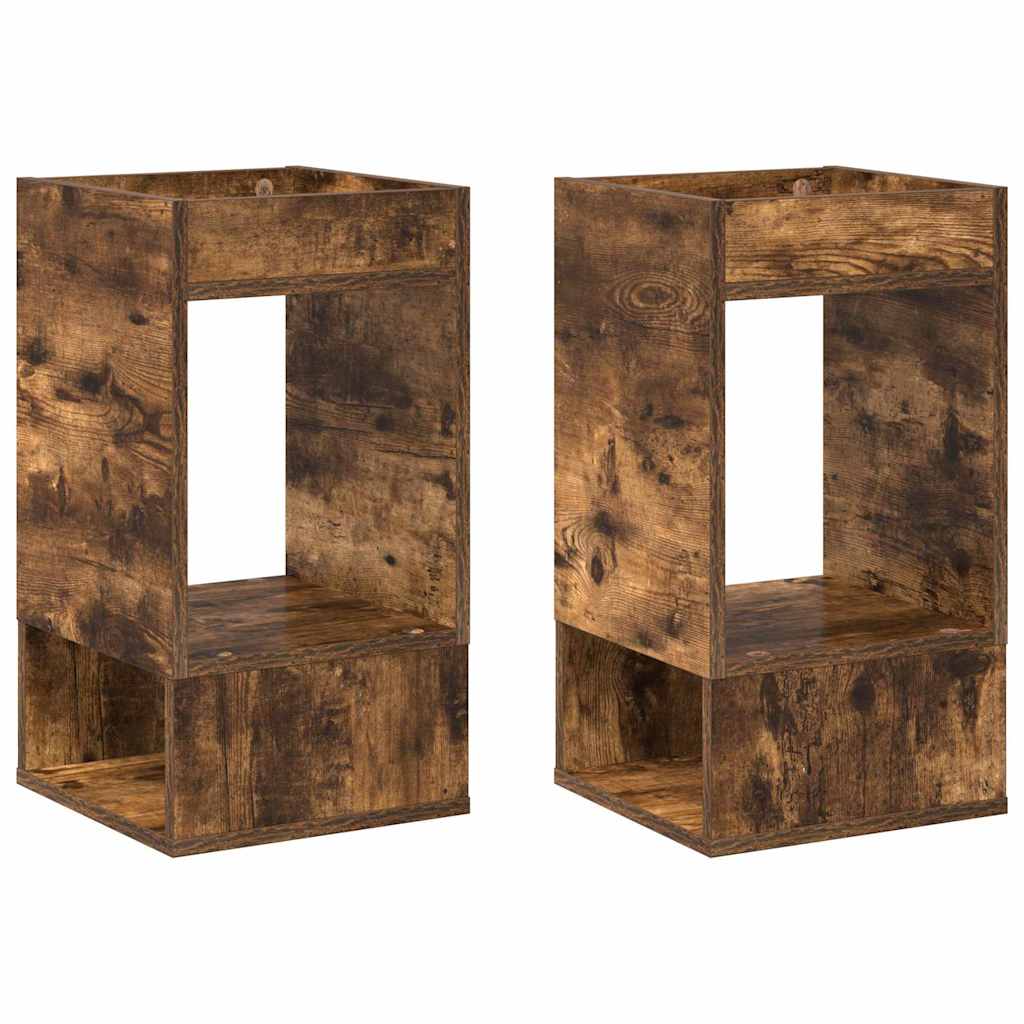 Konačna Stolić 2 pcs Dimljeni hrast 30 x 30 x 56 cm