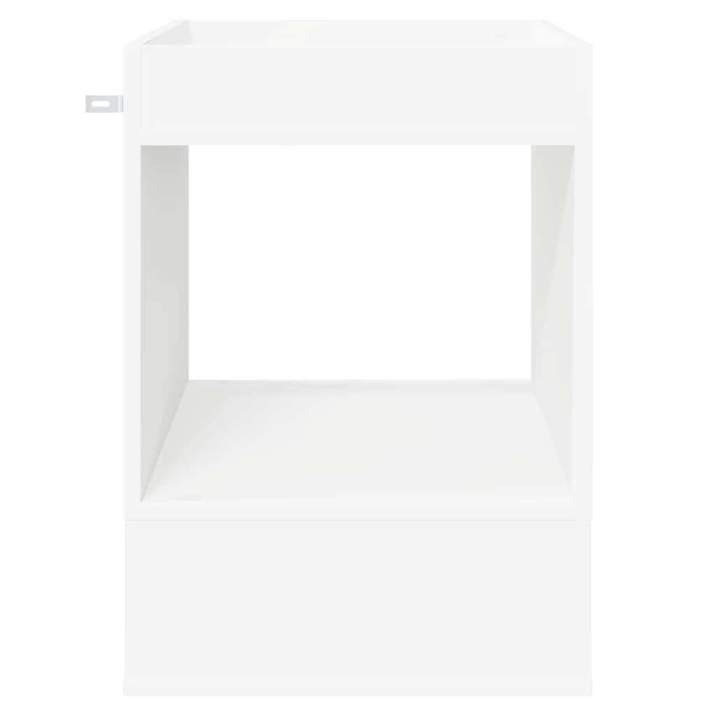 Konačna Stolić 2 pcs Bijelo 40 x 40 x 56 cm Konstruirano drvo