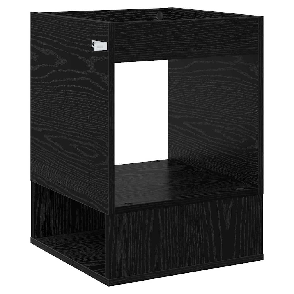Konačna Stolić Crni hrast 40 x 40 x 56 cm Konstruirano drvo