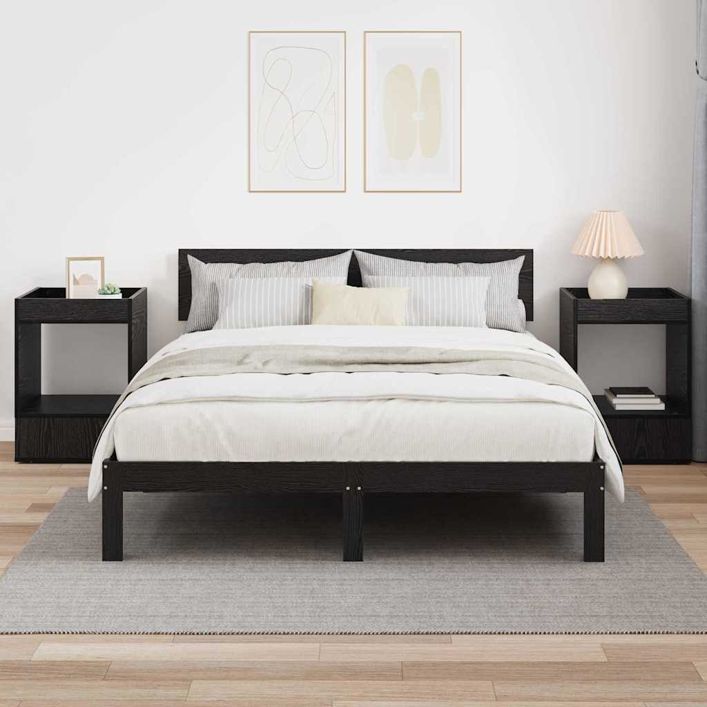 Konačna Stolić 2 pcs Crni hrast 40 x 40 x 56 cm