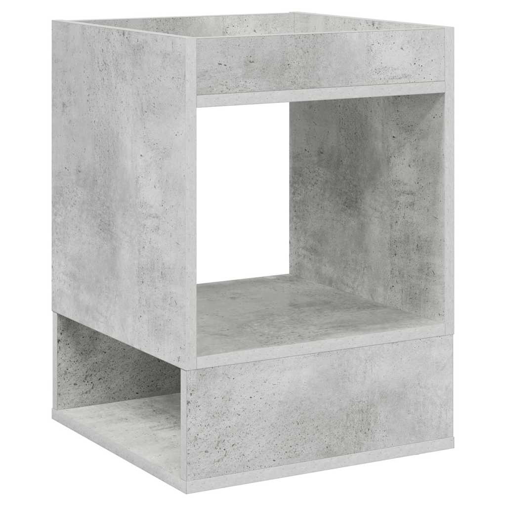 Konačna Stolić Betonski sivi 40 x 40 x 56 cm Konstruirano drvo