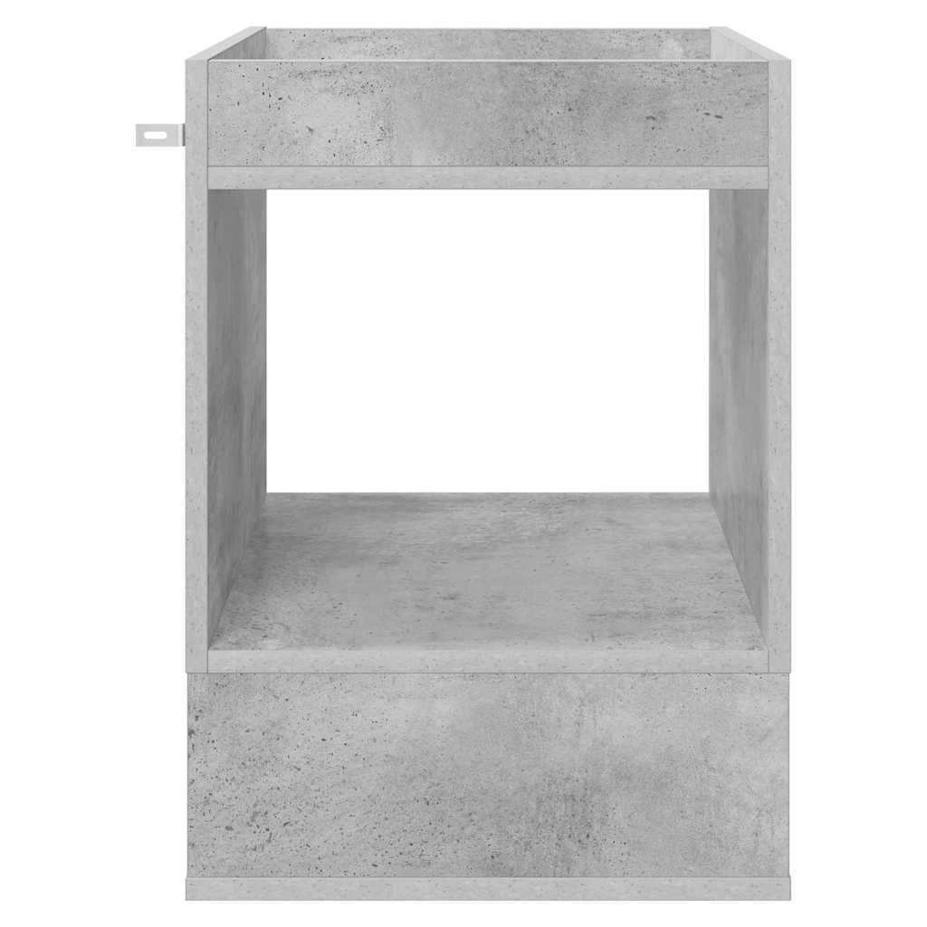 Konačna Stolić Betonski sivi 40 x 40 x 56 cm Konstruirano drvo