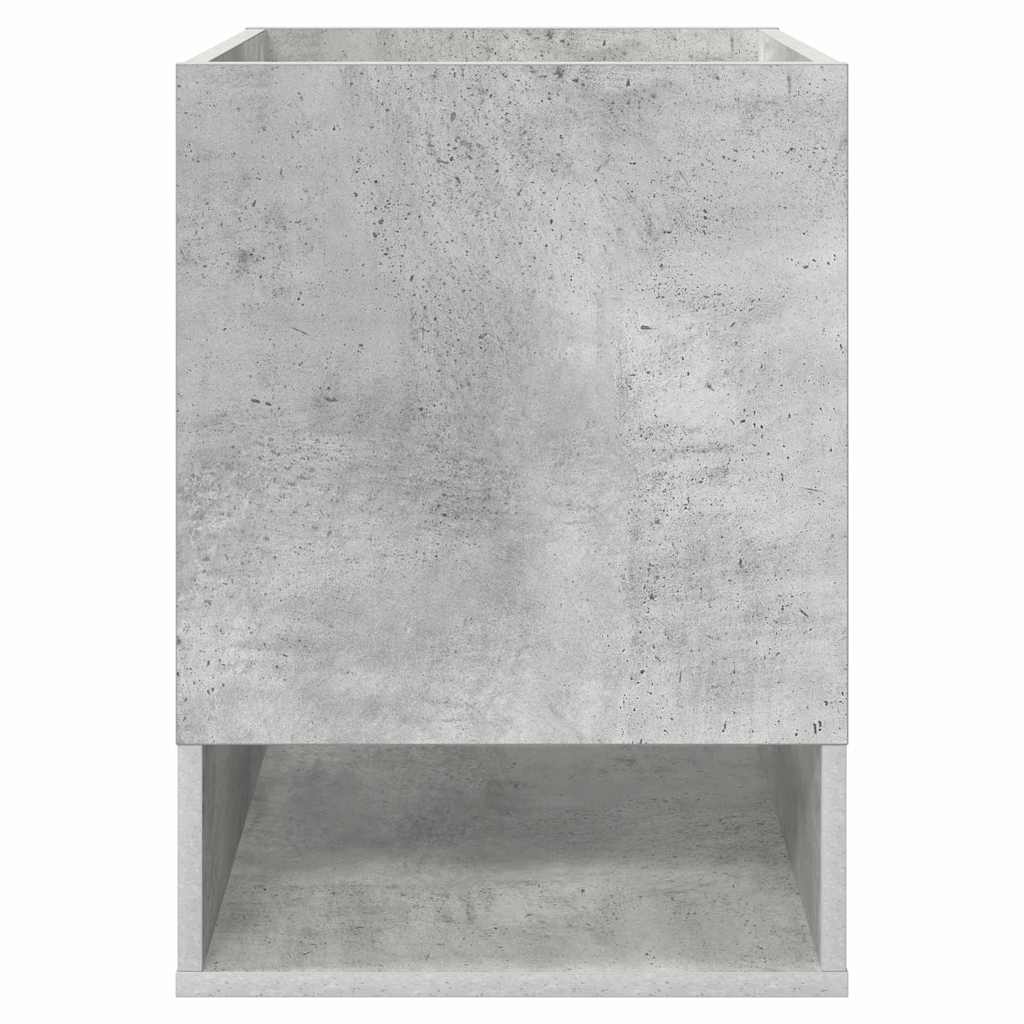 Konačna Stolić Betonski sivi 40 x 40 x 56 cm Konstruirano drvo