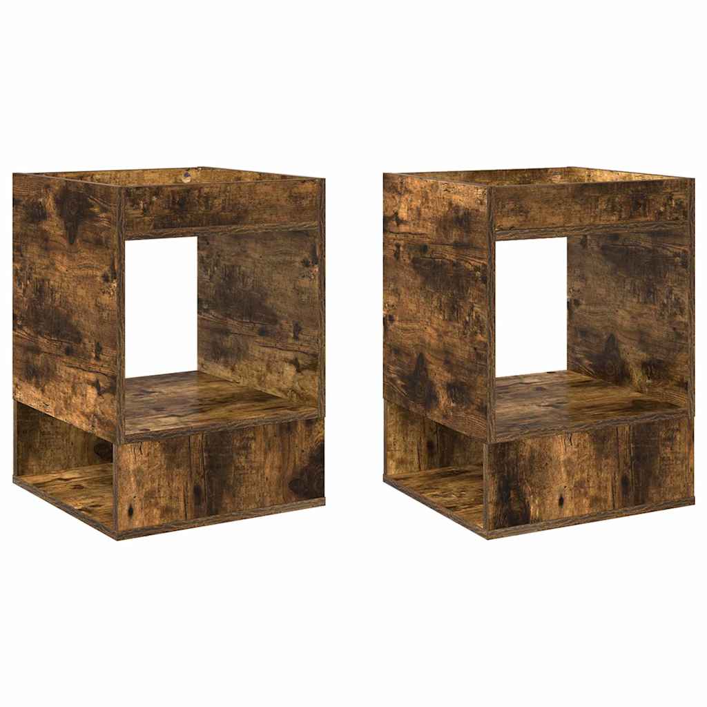 Konačna Stolić 2 pcs Dimljeni hrast 40 x 40 x 56 cm