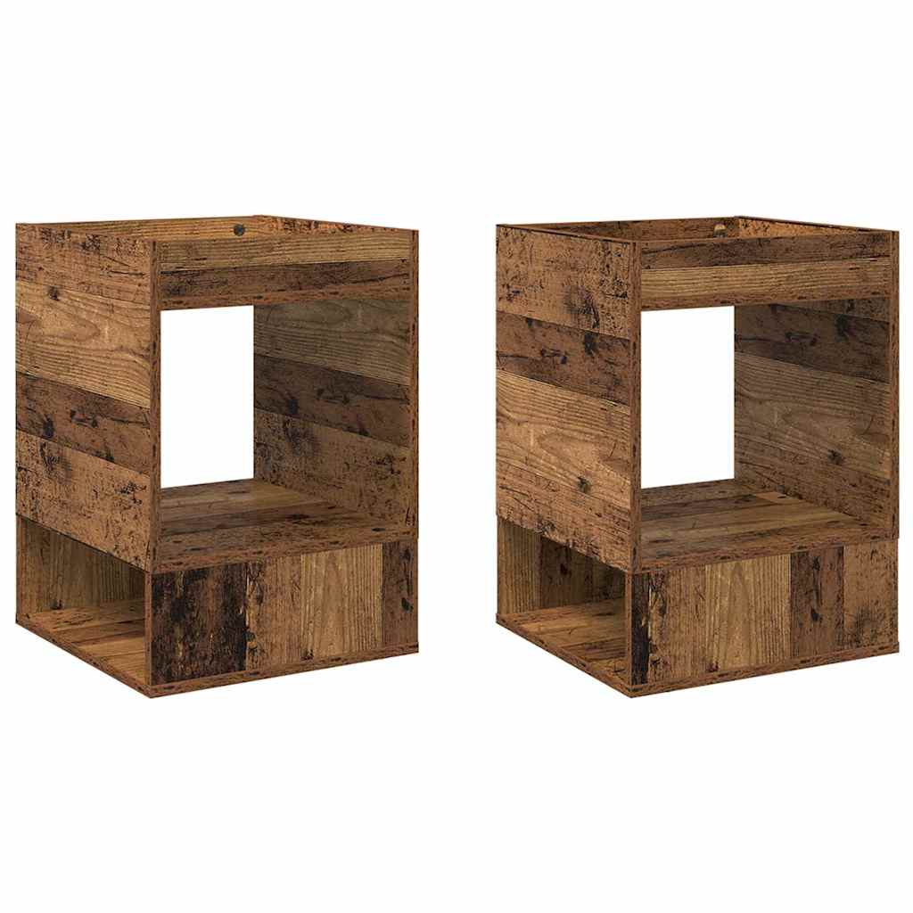 Konačna Stolić 2 pcs Staro drvo 40 x 40 x 56 cm