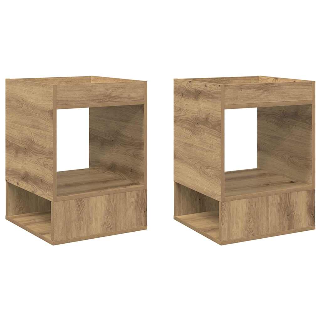 Konačna Stolić 2 pcs Umjetnički hrast 40 x 40 x 56 cm