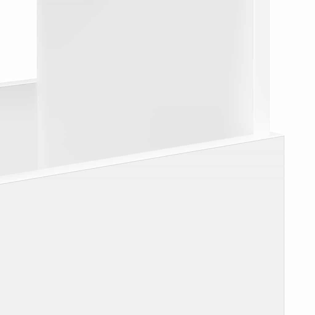 Polica za časopise Bijelo 102 x 30 x 45 cm