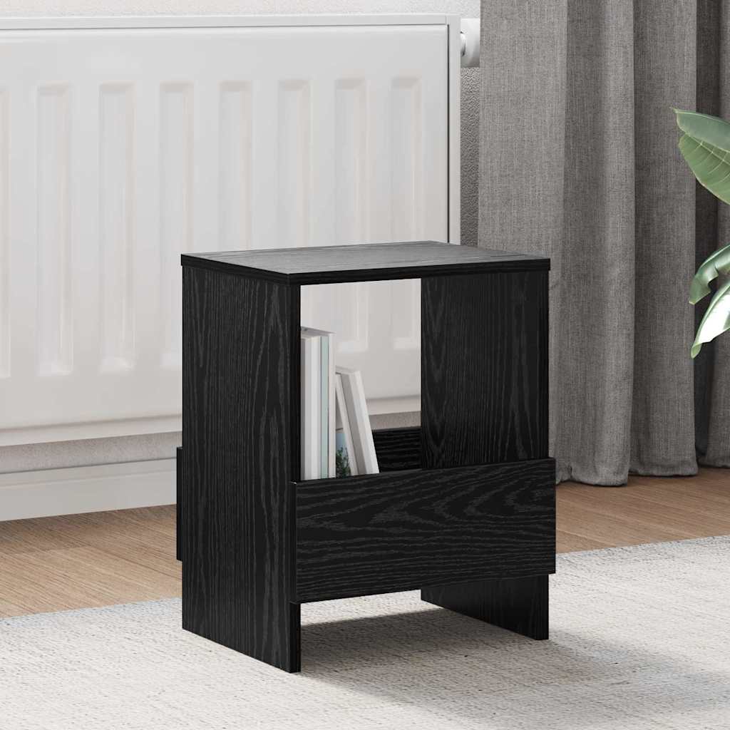 Polica za časopise 2 pcs Crni hrast 35 x 30 x 45 cm