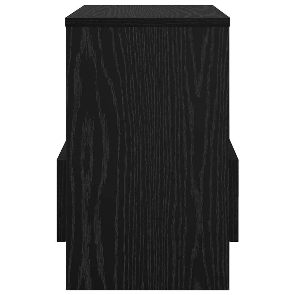 Polica za časopise 2 pcs Crni hrast 35 x 30 x 45 cm