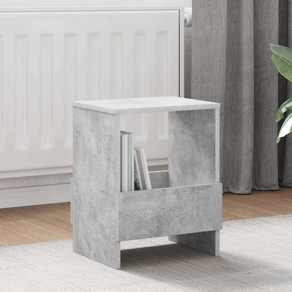 Polica za časopise 2 pcs Betonski sivi 35 x 30 x 45 cm