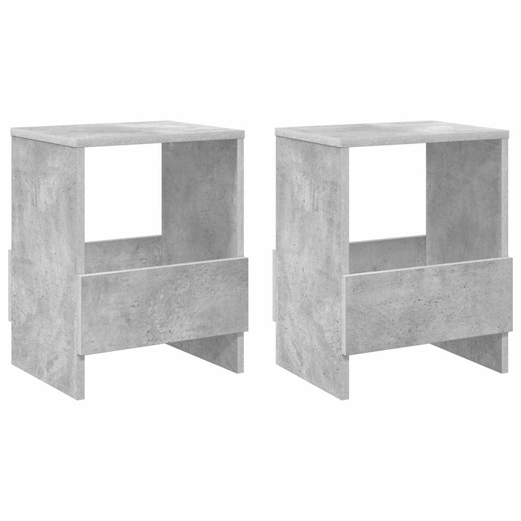 Polica za časopise 2 pcs Betonski sivi 35 x 30 x 45 cm