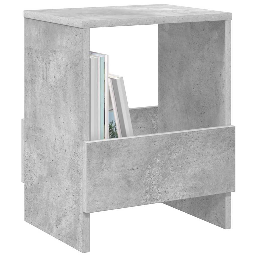 Polica za časopise 2 pcs Betonski sivi 35 x 30 x 45 cm