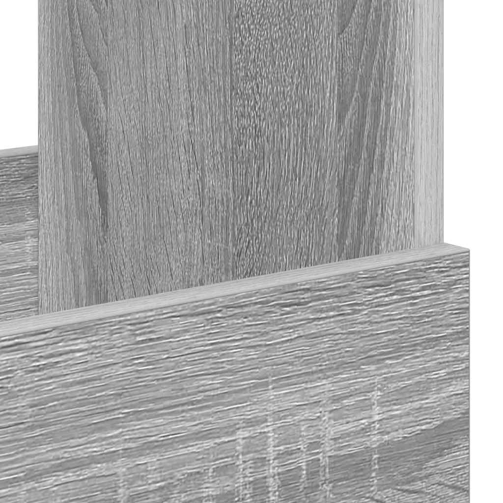 Polica za časopise 2 pcs Siva Sonoma 35 x 30 x 45 cm