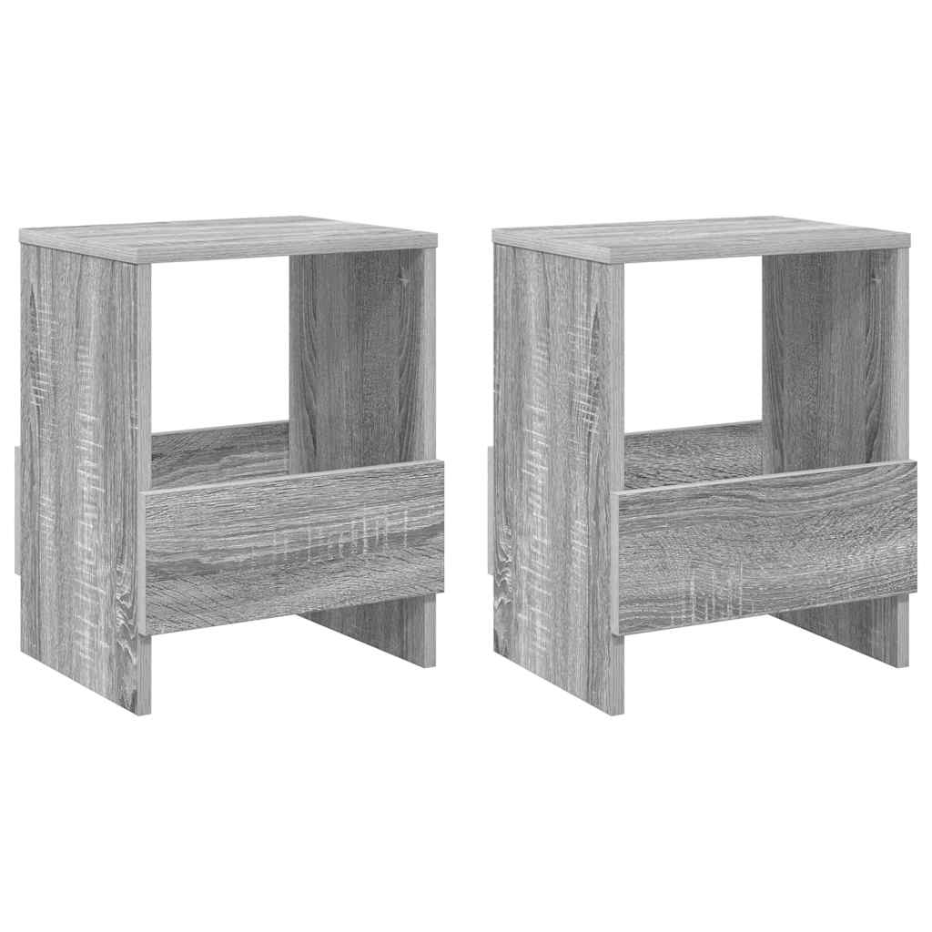 Polica za časopise 2 pcs Siva Sonoma 35 x 30 x 45 cm