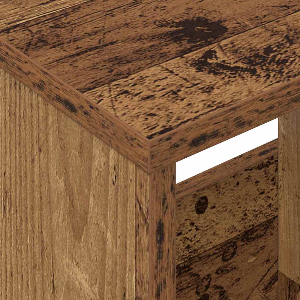 Polica za časopise 2 pcs Staro drvo 35 x 30 x 45 cm