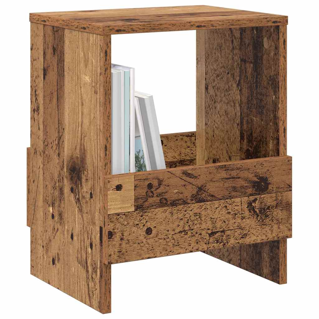 Polica za časopise 2 pcs Staro drvo 35 x 30 x 45 cm