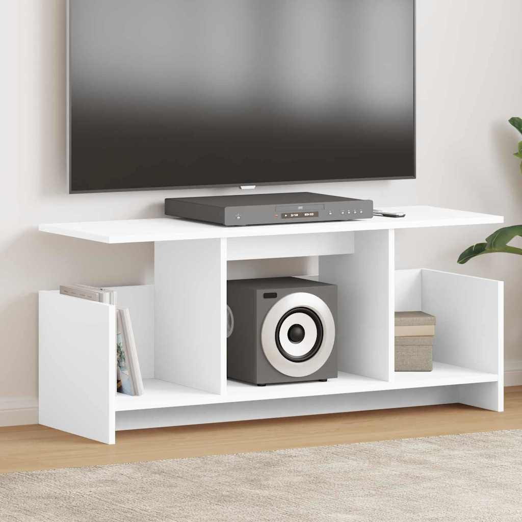 TV stalak Bijelo 102 x 35 x 45 cm Konstruirano drvo
