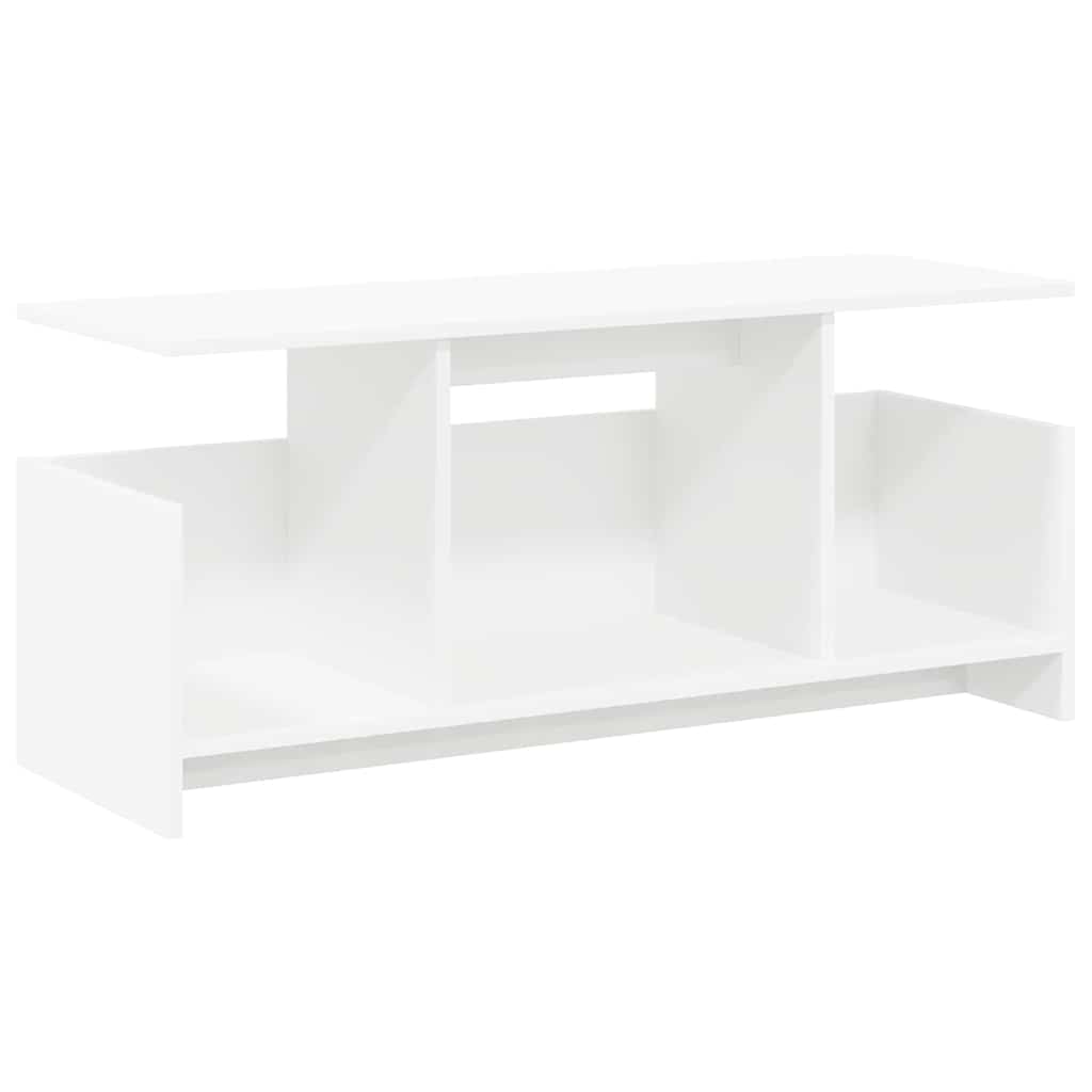 TV stalak Bijelo 102 x 35 x 45 cm Konstruirano drvo