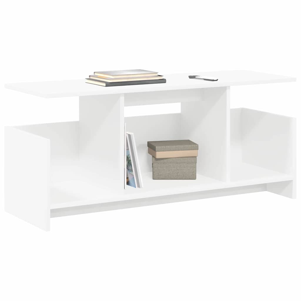 TV stalak Bijelo 102 x 35 x 45 cm Konstruirano drvo