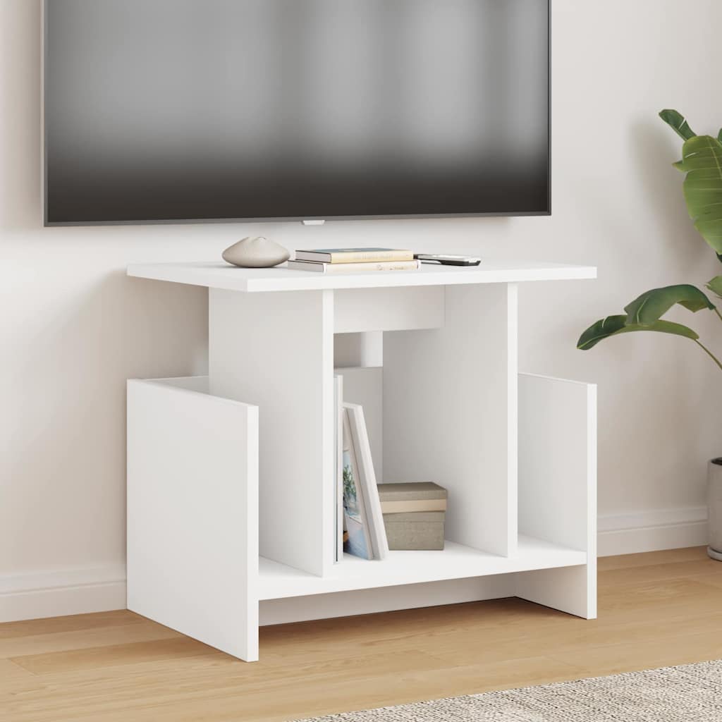 TV stalak 2 pcs Bijelo 50 x 35 x 45 cm Konstruirano drvo