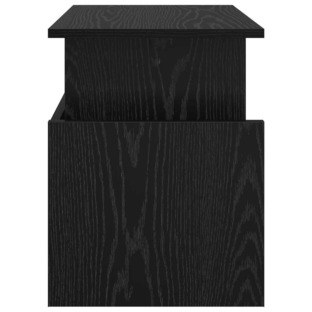 TV stalak 2 pcs Crni hrast 50 x 35 x 45 cm Konstruirano drvo
