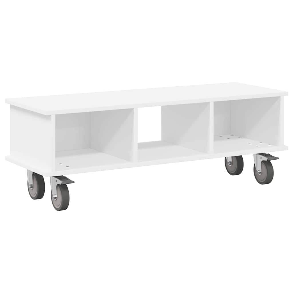 TV stalak Bijelo 100 x 35 x 35 cm Konstruirano drvo