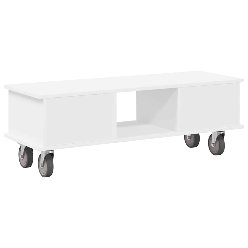 TV stalak Bijelo 100 x 35 x 35 cm Konstruirano drvo