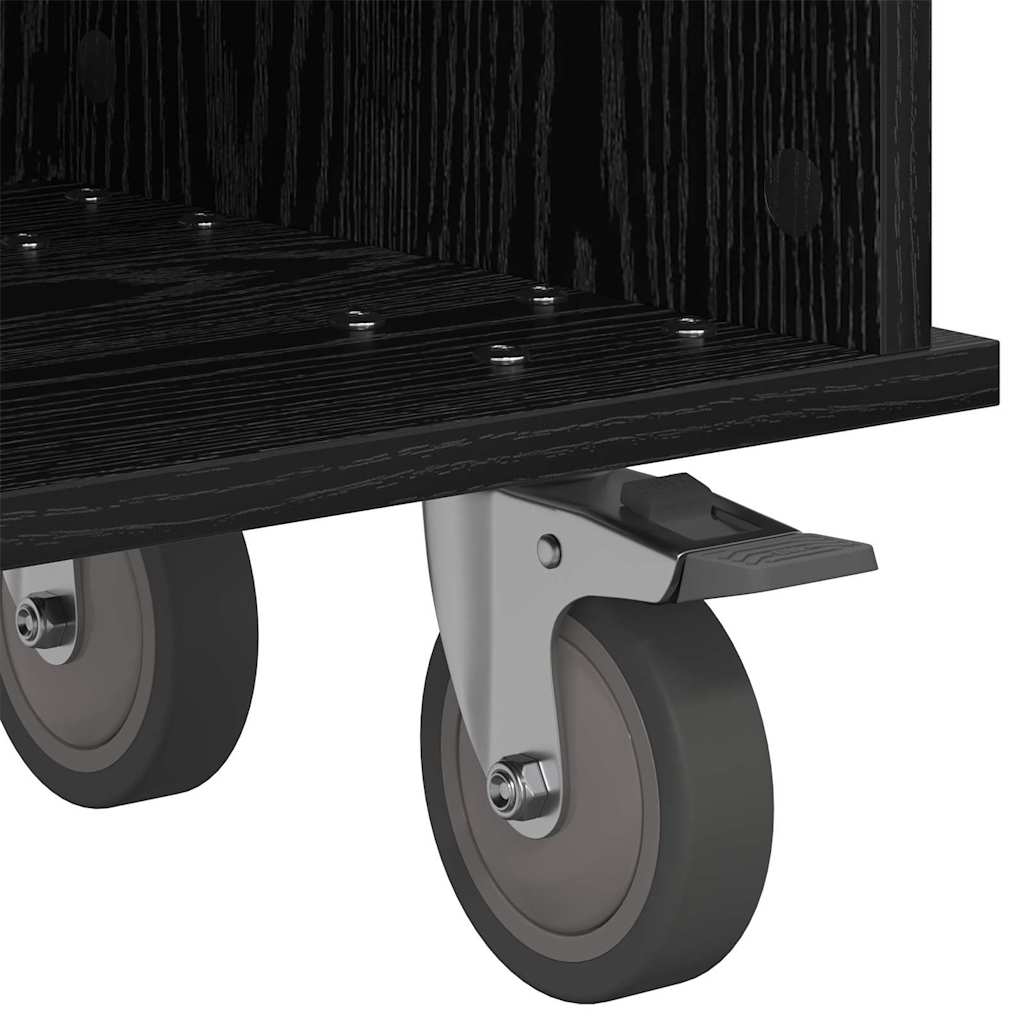 TV stalak Crni hrast 100 x 35 x 35 cm Konstruirano drvo