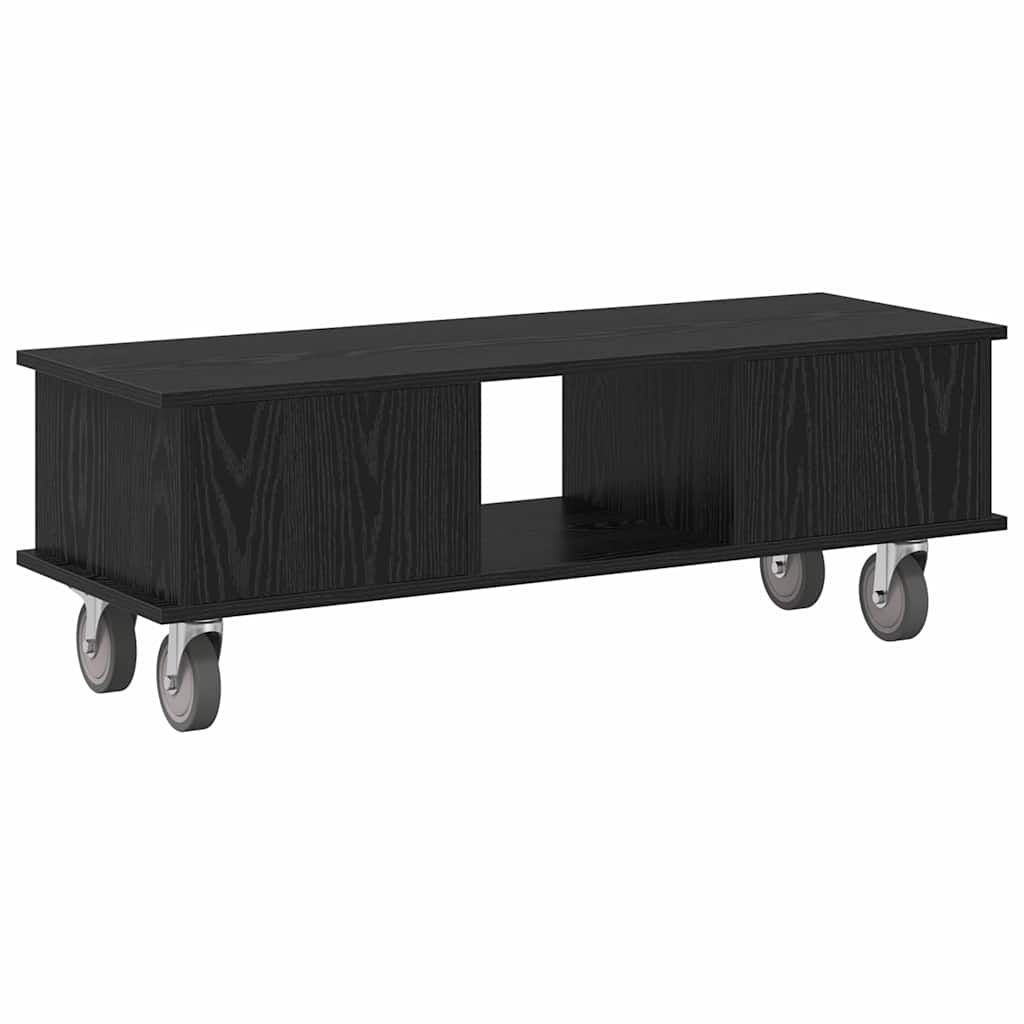 TV stalak Crni hrast 100 x 35 x 35 cm Konstruirano drvo