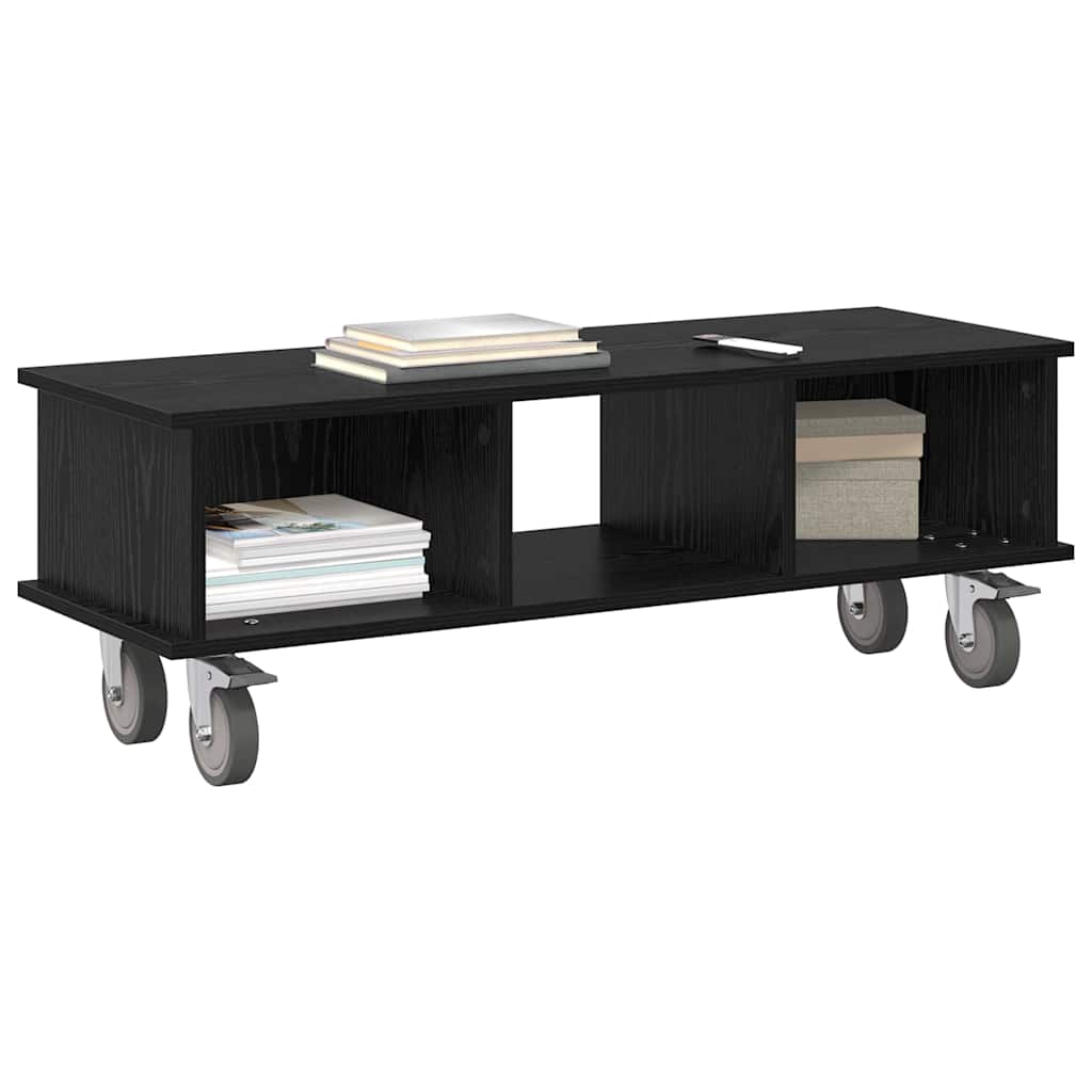 TV stalak Crni hrast 100 x 35 x 35 cm Konstruirano drvo