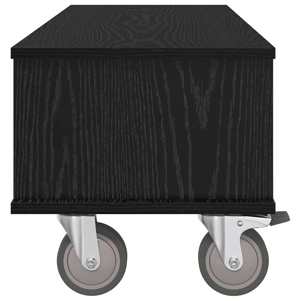 TV stalak Crni hrast 100 x 35 x 35 cm Konstruirano drvo