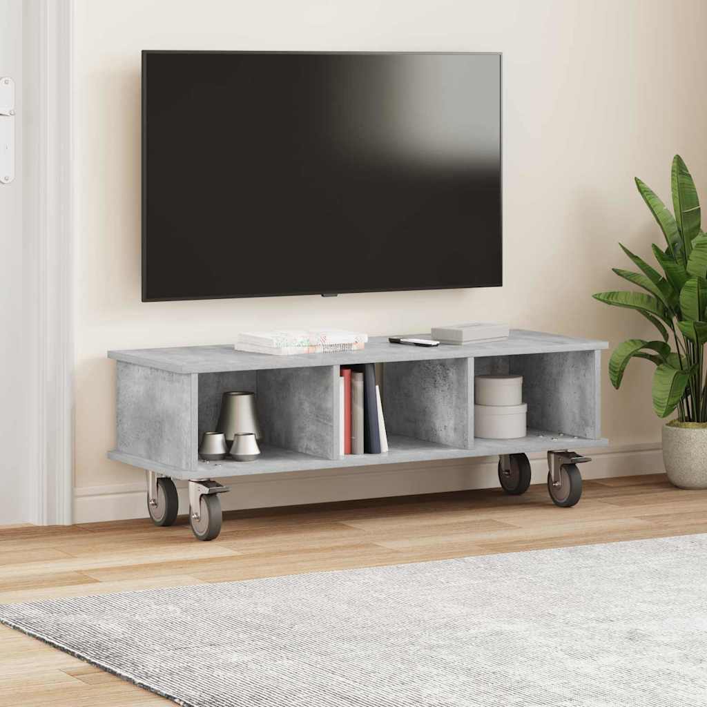 TV stalak Betonski sivi 100 x 35 x 35 cm Konstruirano drvo
