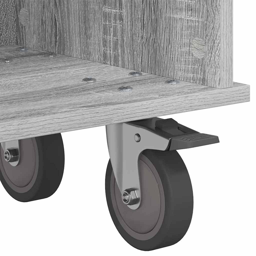 TV stalak Siva Sonoma 100 x 35 x 35 cm Konstruirano drvo