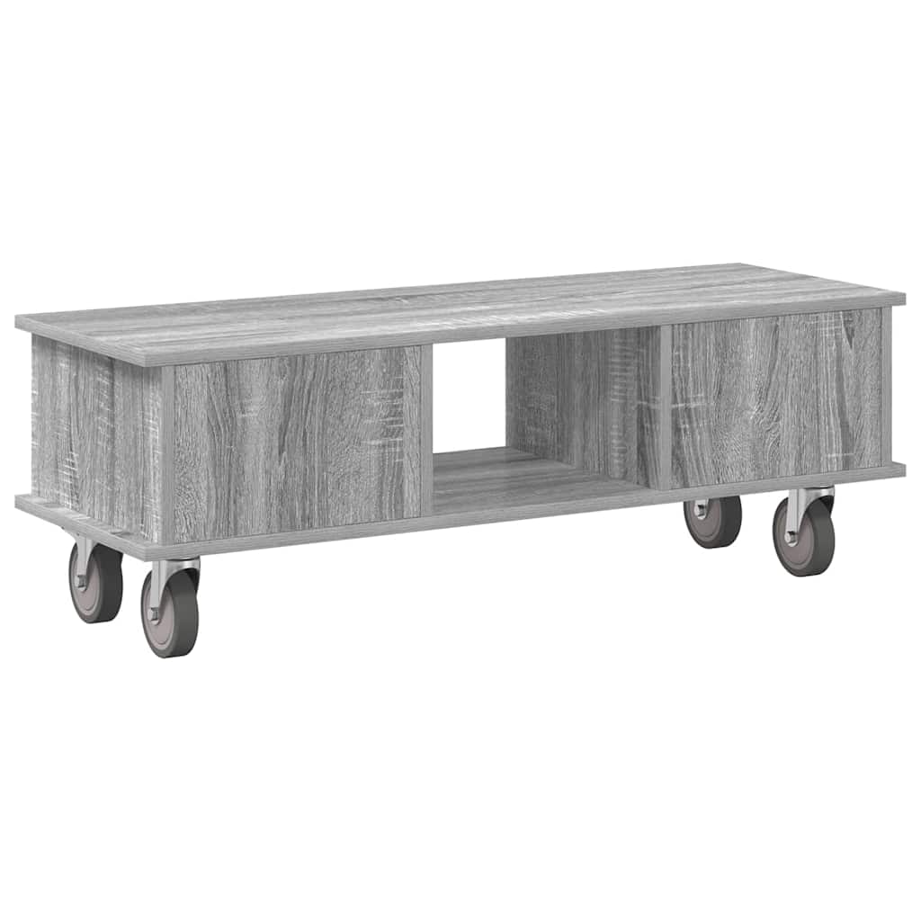 TV stalak Siva Sonoma 100 x 35 x 35 cm Konstruirano drvo