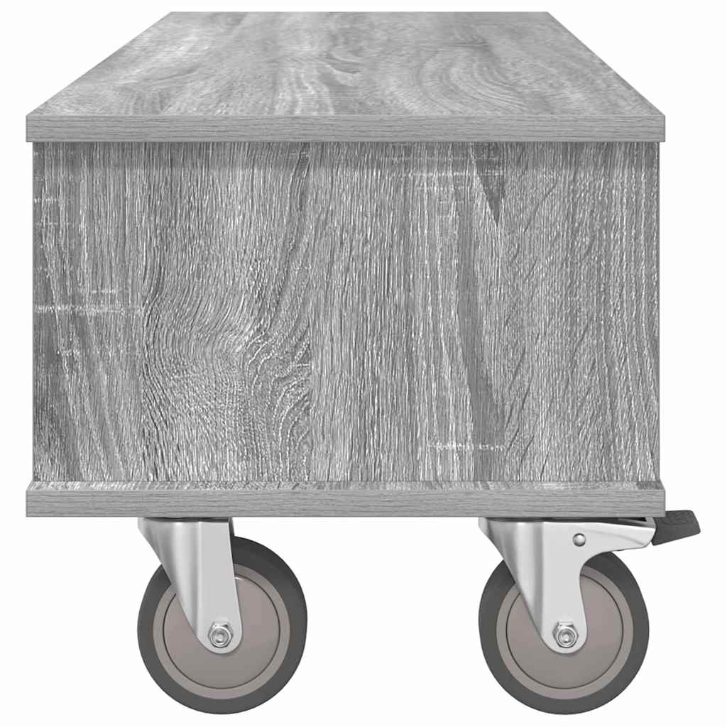 TV stalak Siva Sonoma 100 x 35 x 35 cm Konstruirano drvo