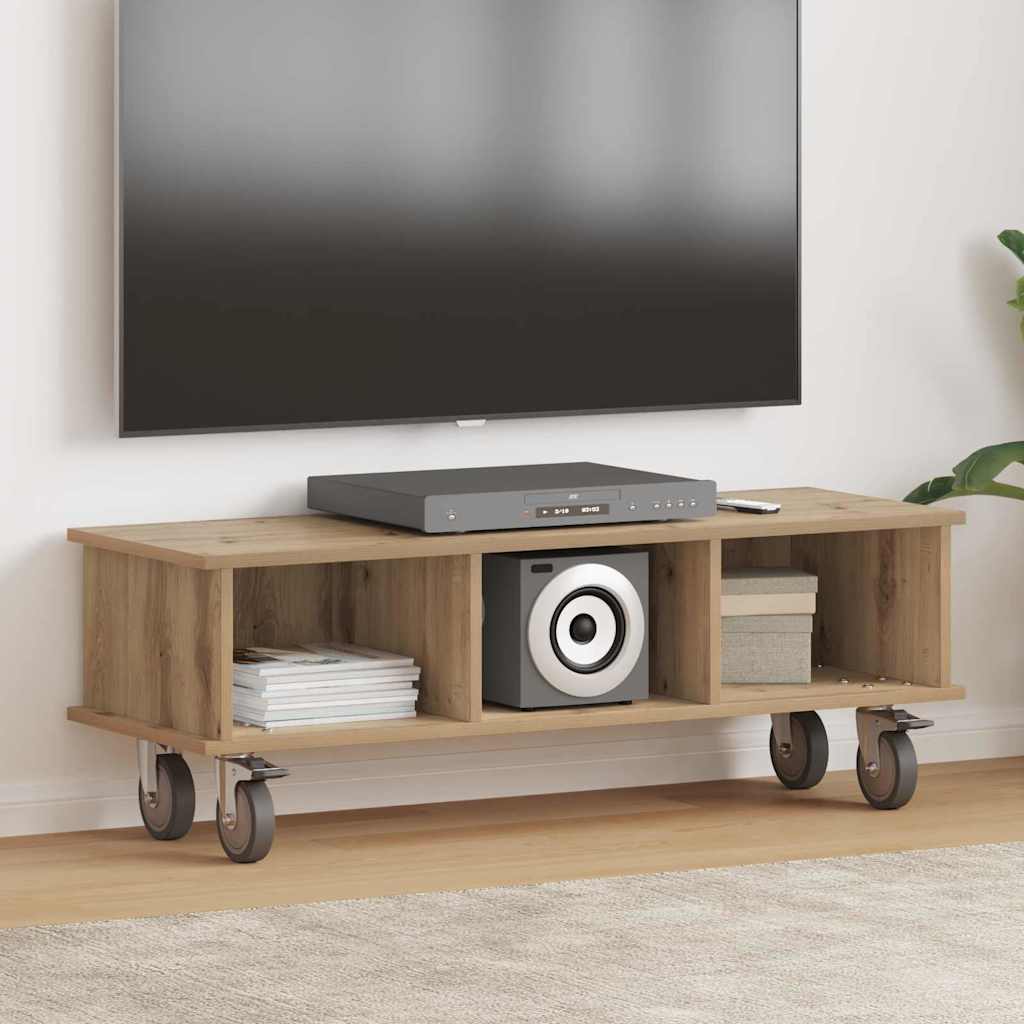 TV stalak Umjetnički hrast 100 x 35 x 35 cm Konstruirano drvo
