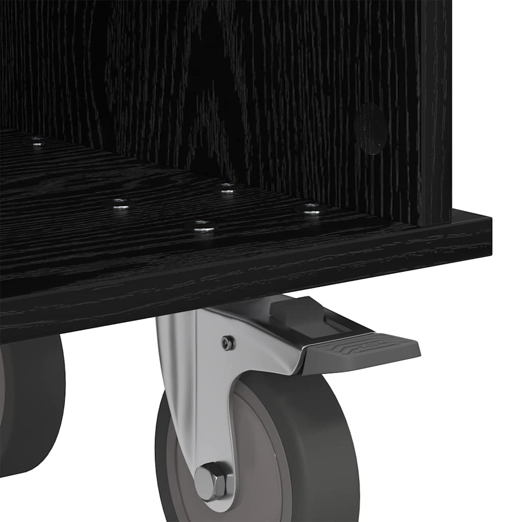 TV stalak Crni hrast 68,5 x 35 x 35 cm Konstruirano drvo