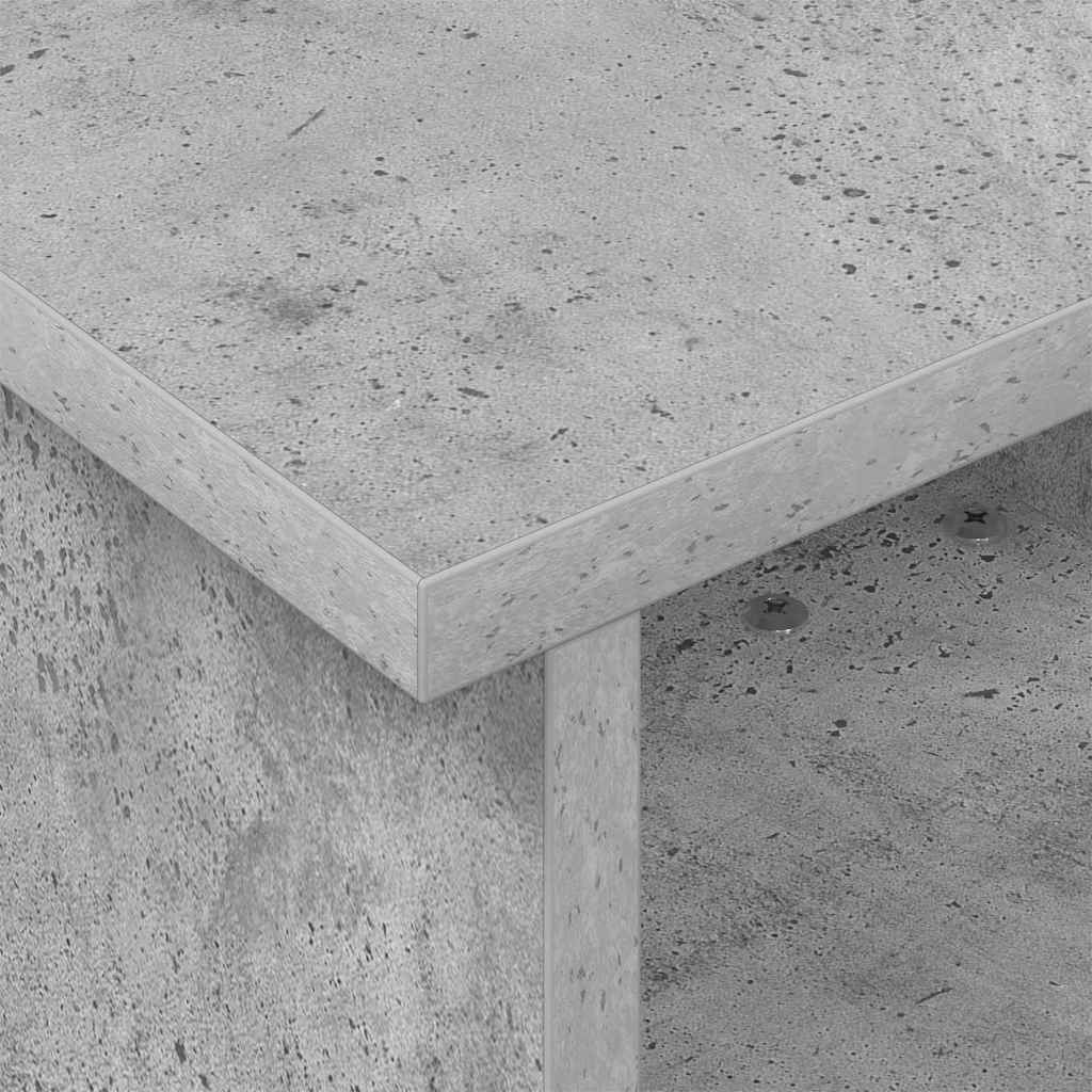 TV stalak Betonski sivi 37 x 35 x 35 cm Konstruirano drvo