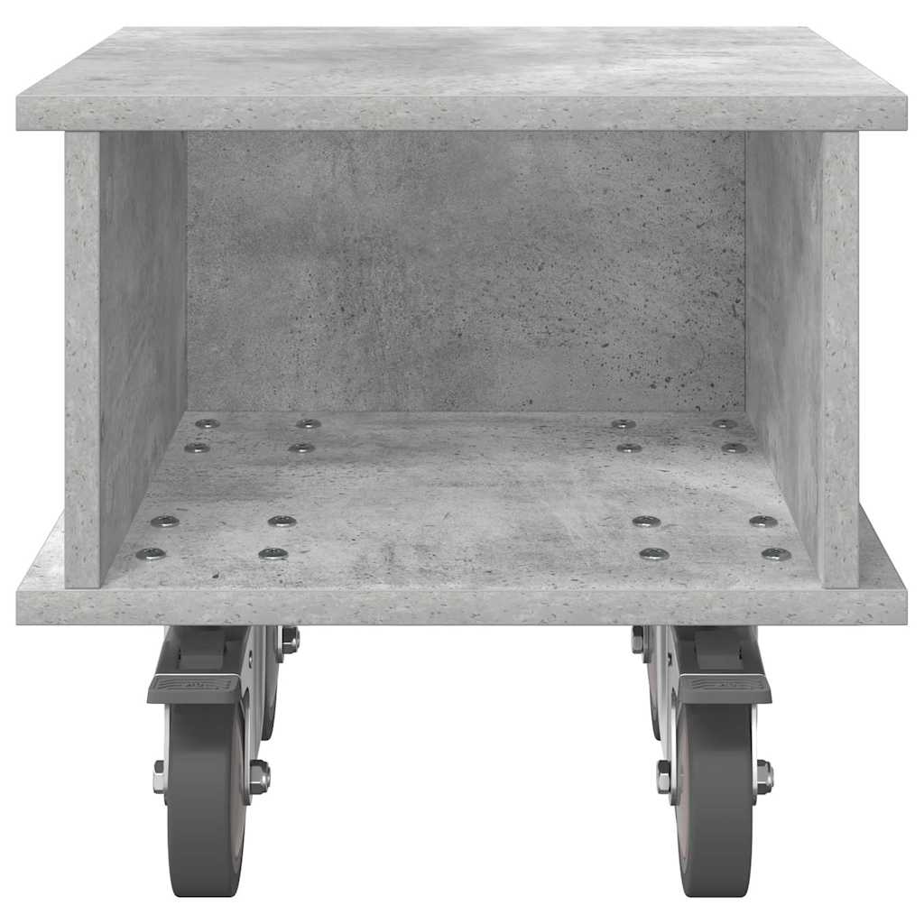 TV stalak Betonski sivi 37 x 35 x 35 cm Konstruirano drvo